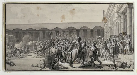 Verteidigung der Nationalversammlung auf dem Place du Carrousel, 12. Vendémiaire Jahr IV (4. Oktober 1795)